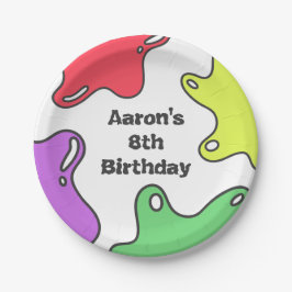 Slime Birthday Party Pappteller