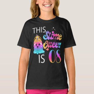 Slime Queen Geburtstagsgeschenke für Mädchen T-Shirt