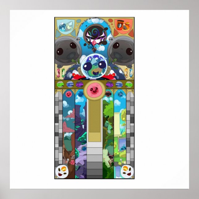 Slime Rancher-Hartglas Poster (Vorne)