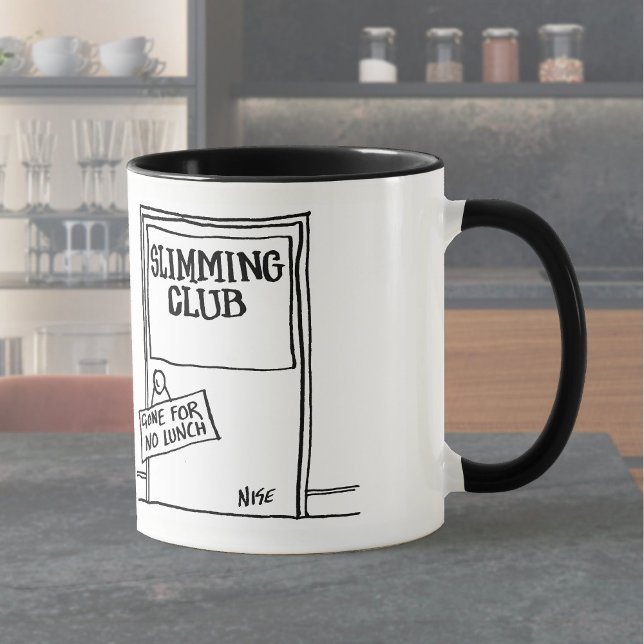 Slimming Club hat das Sprichwort "Gone For No Lunc Tasse (Von Creator hochgeladen)