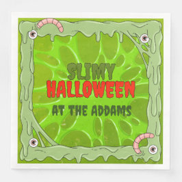 Slimy Halloween Serviette