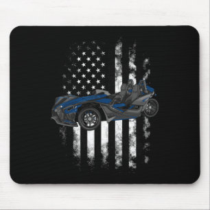 Slingshot Car American USA Flag 4. Juli Schlinge Mousepad