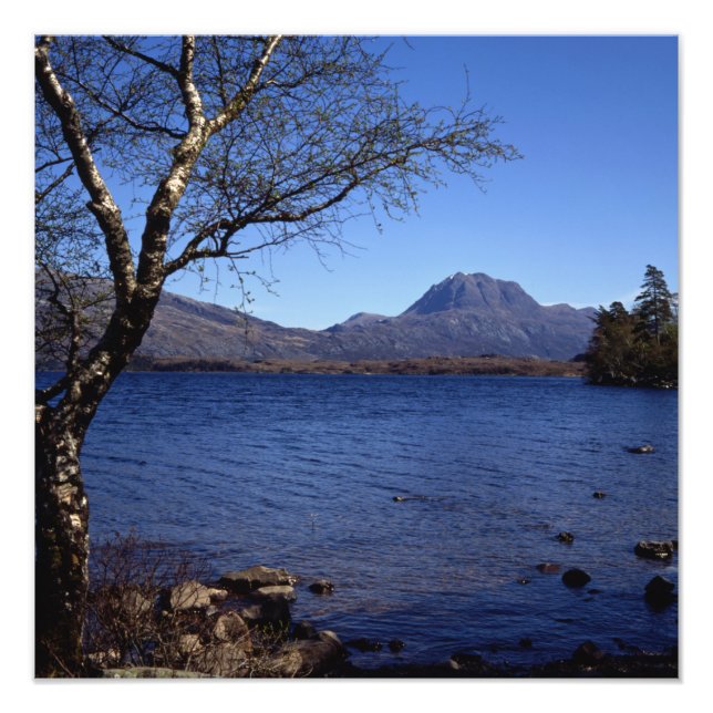 Slioch Loch Maree Wester Ross Scotland Fotodruck (Vorne)