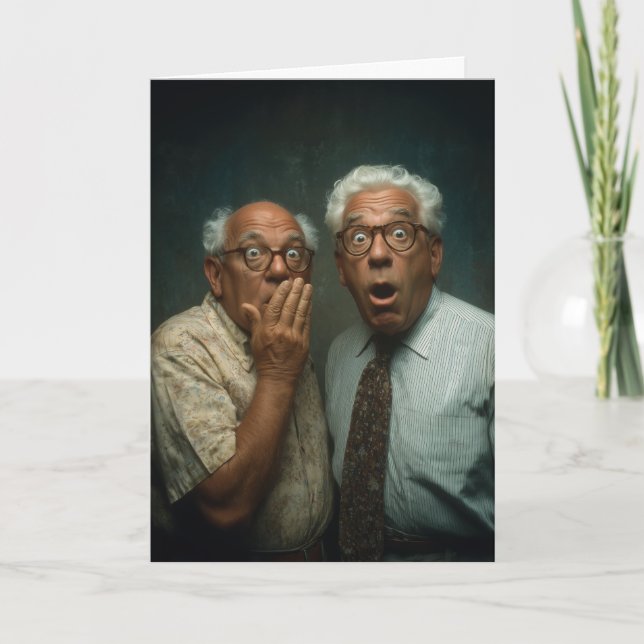 "Slip-Ons" Geburtstag Karte (Vorderseite)