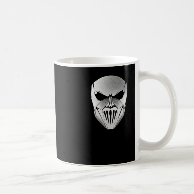Slipknot Mick Mask Aufkleber Kaffeetasse (Rechts)