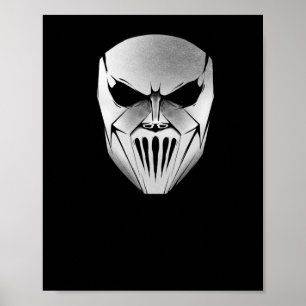 Slipknot Mick Mask Aufkleber Poster