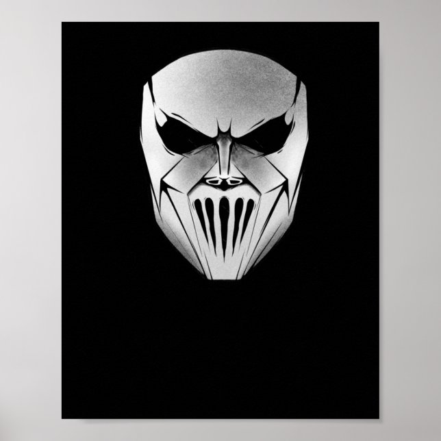 Slipknot Mick Mask Sticker  Poster (Vorne)