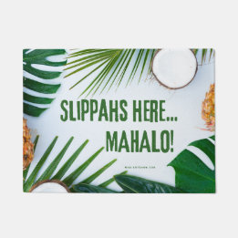 SLIPPAHS HIER MAHALO - SLIPPER - TÜR MAT RUG FUßMATTE