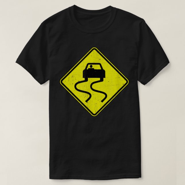 Slippery beim Nasszeichen T  T-Shirt (Design vorne)