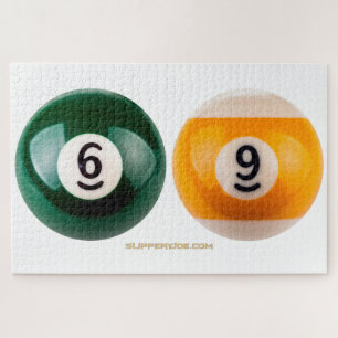 SlipperyJoe 69 harter Billardtisch zwei Billardkug Puzzle