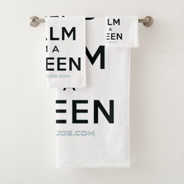 SlipperyJoe Behalte Calm Queen Königsschmuck Badhandtuch Set (Insitu)