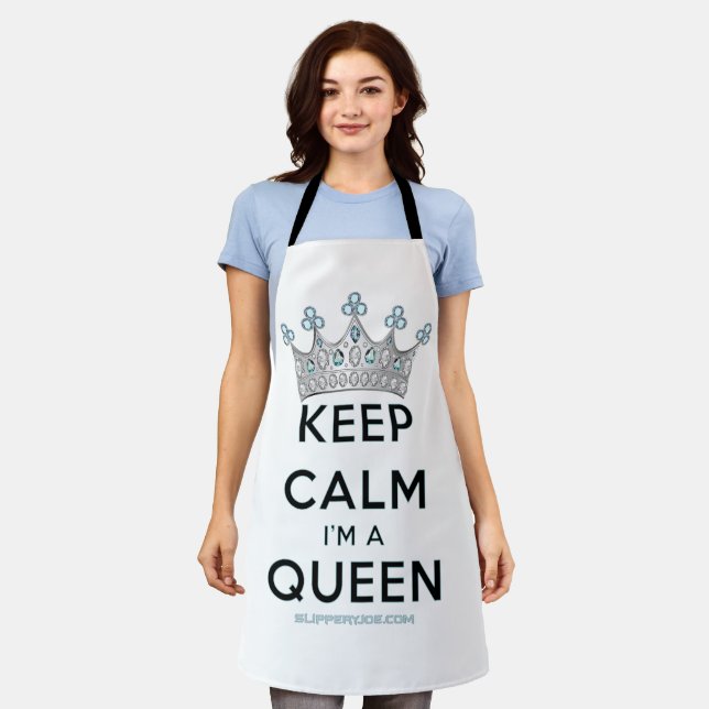 SlipperyJoe Behalte Calm Queen Königsschmuck Schürze (Getragen)