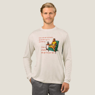SlipperyJoe beim geselligen Trinken Party Vintage Tri-Blend Shirt