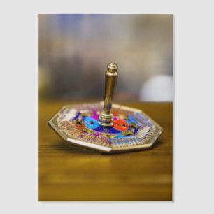 SlipperyJoe Chanukka-Dreidel-Geschenk achteckiger