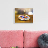 SlipperyJoe Chanukka-Dreidel-Geschenk achteckiger