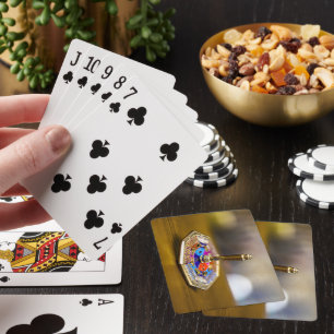 SlipperyJoe Chanukka-Dreidel-Geschenk achteckiger  Spielkarten