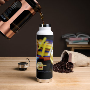 SlipperyJoe Chanukka symbolisches Stillleben Feier Trinkflasche