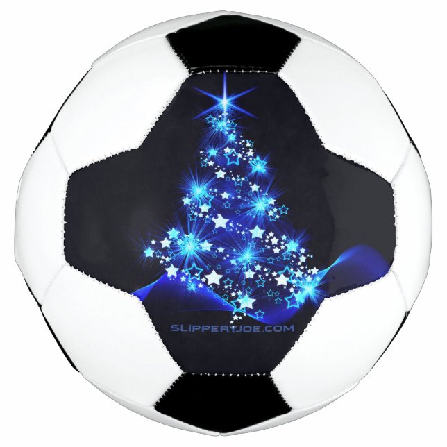 SlipperyJoe digital gerenderte Weihnachtsbaumbeau Fußball (Vorderseite)