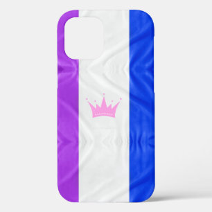 SlipperyJoe Drag Pride-Flagge lila weiß blau Krähe Case-Mate iPhone Hülle