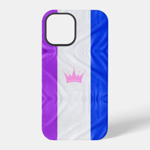 SlipperyJoe Drag Pride-Flagge lila weiß blau Krähe iPhone 12 Pro Hülle
