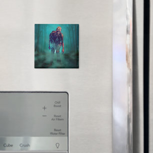 SlipperyJoe furchteinflößende Zombie-Figur isolier Magnet