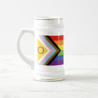 SlipperyJoe Intersex Progress Flag Regenbogen