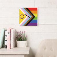 SlipperyJoe Intersex Progress Flag Regenbogen