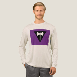 SlipperyJoe Lesbian Stolz Fahne kraftvoll Gay Femi Tri-Blend Shirt