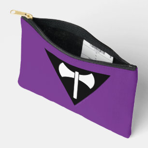 SlipperyJoe Lesbian Stolz Fahne kraftvoll Gay Femi Zubehörtasche