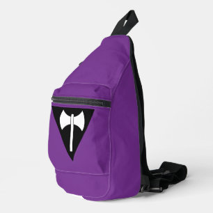 SlipperyJoe lesbische Pride-Flagge mächtiges schwu Crossbody Bag