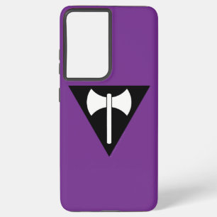 SlipperyJoe lesbische Pride-Flagge mächtiges schwu Samsung Galaxy Hülle