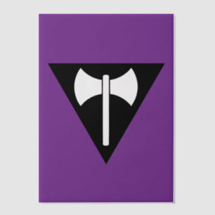SlipperyJoe lesbische Pride-Flagge starke schwule 