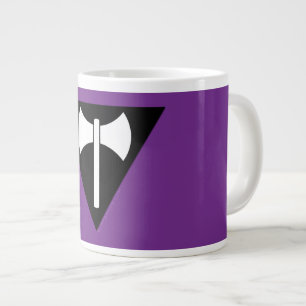 SlipperyJoe lesbische Pride-Flagge starke schwule  Jumbo-Tasse
