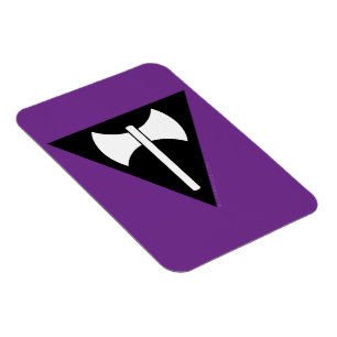 SlipperyJoe lesbische Pride-Flagge starke schwule Magnet