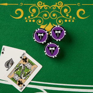 SlipperyJoe lesbische Pride-Flagge starke schwule  Pokerchips