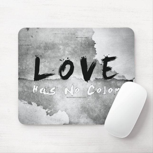 SlipperyJoe-Liebe hat keine Hautfarbe Mousepad (Mit Mouse)