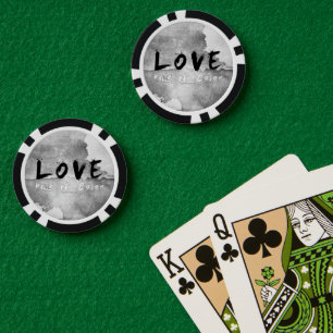 SlipperyJoe Liebe hat keine Hautfarbe Rassen-Hautt Pokerchips