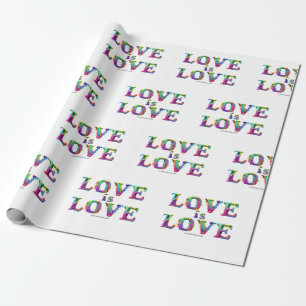 SlipperyJoe Liebe ist Liebe tröpfelt schmilzt dyna Geschenkpapier