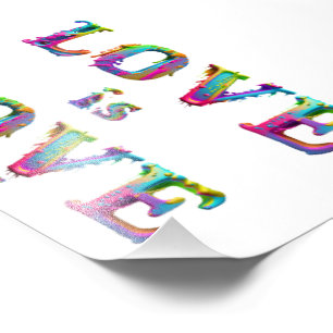 SlipperyJoe Liebe ist Liebe tropfend schmelzend dy Fotodruck