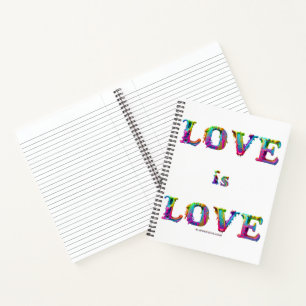 SlipperyJoe Liebe ist Liebe tropfend schmelzend dy Notizbuch