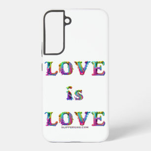 SlipperyJoe Liebe ist Liebe tropfend schmelzend dy Samsung Galaxy Hülle