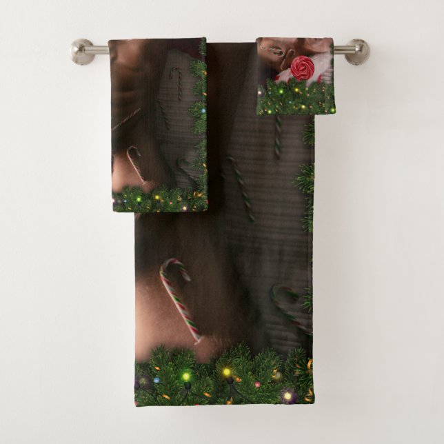 SlipperyJoe männliche Brustkorb Sechserpack Bauchs Badhandtuch Set (Insitu)