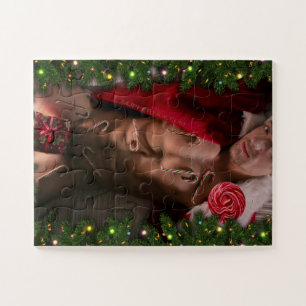 SlipperyJoe männliche Brustkorb Sechserpack Bauchs Puzzle