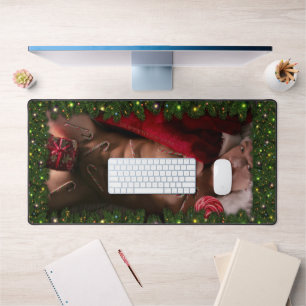 SlipperyJoe männliche Brustkorb Sechserpack Bauchs Schreibtischunterlage