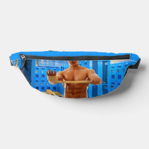 SlipperyJoe Musculus man abs locker Raum gekachelt Bauchtasche