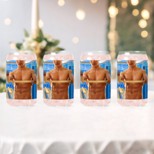 SlipperyJoe Musculus man abs locker Raum gekachelt Dosenglas