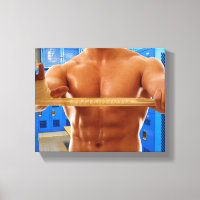 SlipperyJoe Musculus man abs locker Raum gekachelt