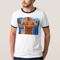 SlipperyJoe Musculus man abs locker Raum gekachelt