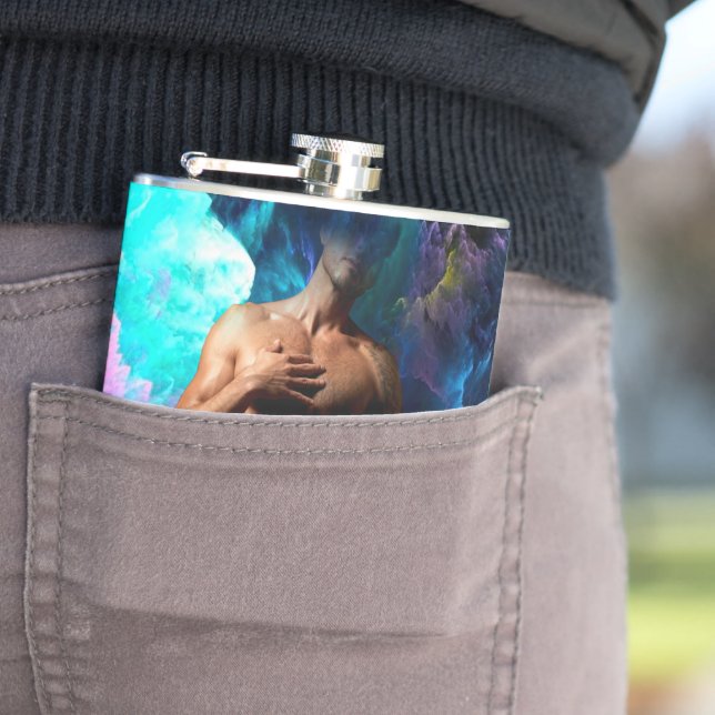 SlipperyJoe Muskel-Unterhosen-Wulst lebhaft h Flachmann (Beispiel)