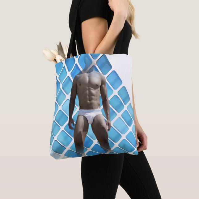 SlipperyJoe muskulöser Mann sechs Packungen abs mä (Von Nahem)